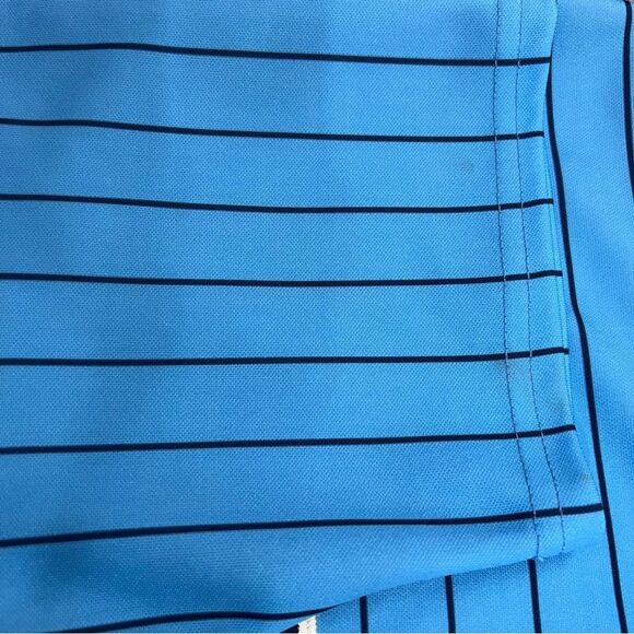 ZT prospects baseball Blue Striped full button Jersey CA old school - Picture 15 of 16